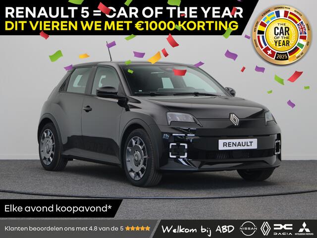 Renault 5 Evolution Urban range | Cruise control met snelheidsbegrenzer | Full LED koplampen | ISOFIX-bevestigingssysteem voor kinderzitjes op passagiersstoel en op de twee buitenste zitplaatsen achter