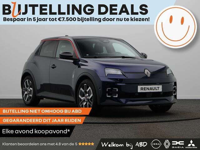 Renault 5 Techno Comfort range | Achteruitrijcamera | ISOFIX-bevestigingssysteem voor kinderzitjes op passagiersstoel en op de twee buitenste zitplaatsen achter | LED-dagrijverlichting met specifiek vormgegeven lichtsignatuur