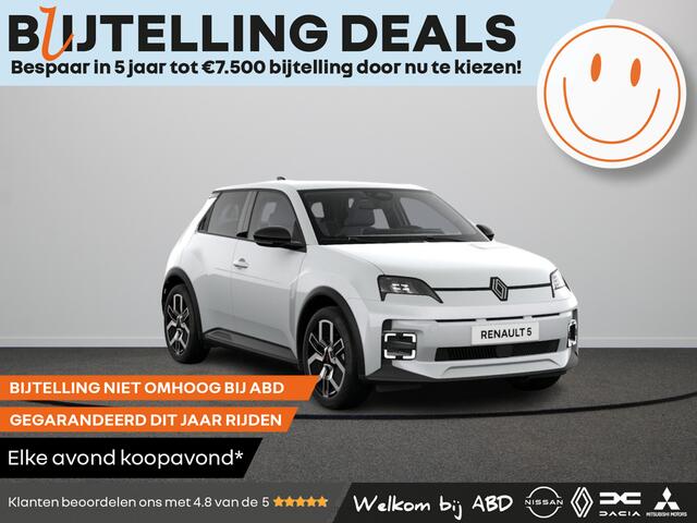 Renault 5 Techno Comfort range | Achteruitrijcamera | ISOFIX-bevestigingssysteem voor kinderzitjes op passagiersstoel en op de twee buitenste zitplaatsen achter | LED-dagrijverlichting met specifiek vormgegeven lichtsignatuur