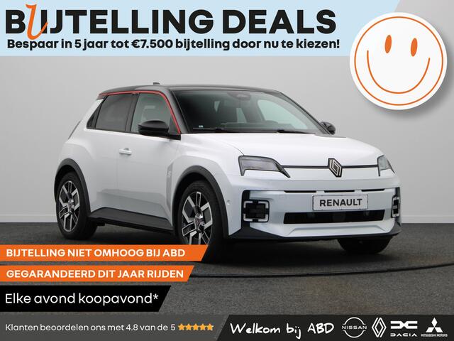 Renault 5 Techno Comfort range | Achteruitrijcamera | ISOFIX-bevestigingssysteem voor kinderzitjes op passagiersstoel en op de twee buitenste zitplaatsen achter | LED-dagrijverlichting met specifiek vormgegeven lichtsignatuur