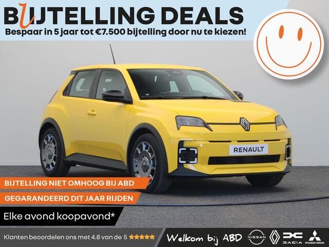 Renault 5 Evolution Urban range | Cruise control met snelheidsbegrenzer | Full LED koplampen | ISOFIX-bevestigingssysteem voor kinderzitjes op passagiersstoel en op de twee buitenste zitplaatsen achter