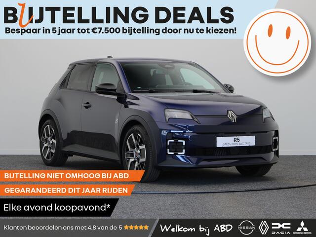 Renault 5 Techno Comfort range | Achteruitrijcamera | ISOFIX-bevestigingssysteem voor kinderzitjes op passagiersstoel en op de twee buitenste zitplaatsen achter | LED-dagrijverlichting met specifiek vormgegeven lichtsignatuur