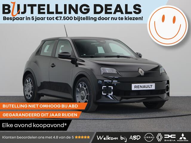 Renault 5 Evolution Urban range | Cruise control met snelheidsbegrenzer | Full LED koplampen | ISOFIX-bevestigingssysteem voor kinderzitjes op passagiersstoel en op de twee buitenste zitplaatsen achter