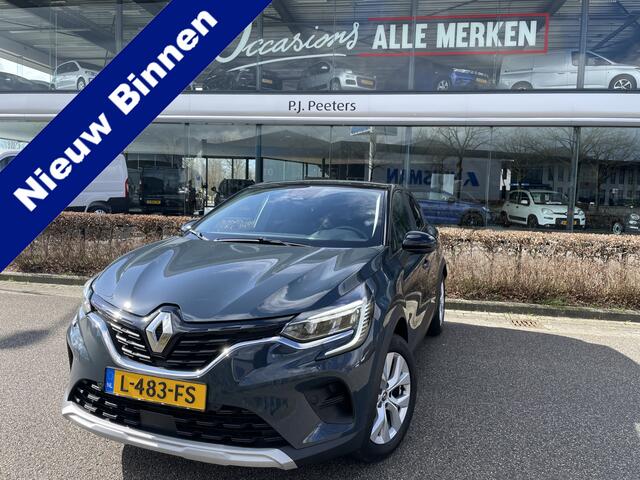 Renault CAPTUR 1.0 TCe 100 Bi-Fuel Business Zen uitgerust met comfort en parking pakket met o.a. Climate control - Cruise control - Parkeersens. V+A - Navi full map - A-uitrijcamera - LED verlicht. - Trekhaak - Regensensor - rijstrook sensor - hill hold