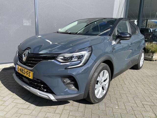Renault CAPTUR 1.0 TCe 100 Bi-Fuel Business Zen uitgerust met comfort en parking pakket met o.a. Climate control - Cruise control - Parkeersens. V+A - Navi full map - A-uitrijcamera - LED verlicht. - Trekhaak - Regensensor - rijstrook sensor - hill hold