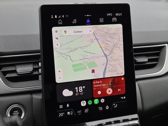 Renault CAPTUR 1.3 mild hybrid 160 techno Automaat / Pack Comfort / Navigatie via Apple Carplay of Android Auto / Adaptief CC / Stuur- en Stoelverwarming / Trekgewicht 1200 kg / Achteruitrijcamera / Keyless Entry/Start /