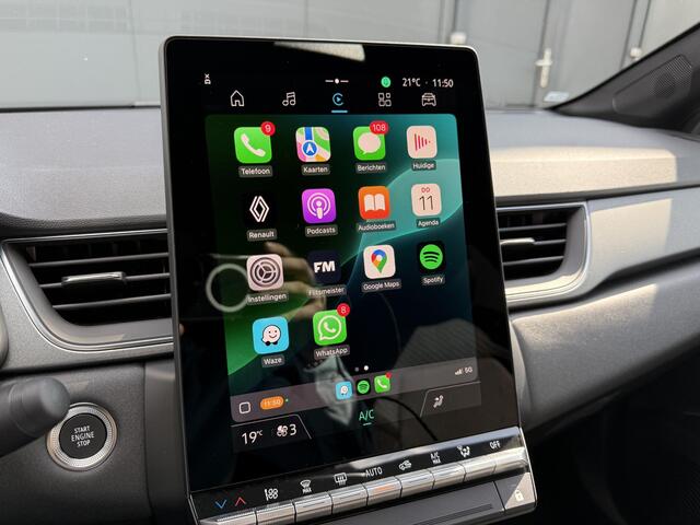 Renault CAPTUR 1.8 E-Tech full hybrid 160 techno / Two Tone Gris Rafale / Achteruitrijcamera / Apple Carplay / Adaptieve Cruise Control / Navigatie / Donkere Hemelbekleding / Multifunctioneel Stuurwiel