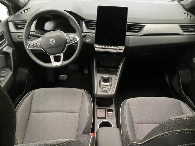 Renault CAPTUR 1.8 E-Tech full hybrid 160 techno / Gris Rafale Black / Nieuw, Direct Leverbaar / 18 Inch Wielen / Apple CarPlay/Android Auto / Climate Control / Adaptive Cruise Control / Camera /