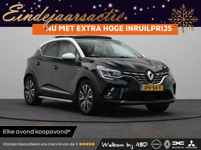 Renault CAPTUR Phev 160pk Initiale Paris | Panoramisch dak | Leder | Elektr.best.stoel | Clima | Bose Audio | Stoel en stuurwielverwarming.