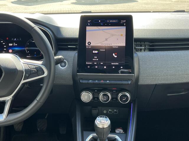 Renault CLIO 1.0 TCe 90 GPF techno | Navigatie groot | 17'' Lichtmetaal | Achteruitrijcamera | DAB | Key-less | LED | Parkeersensoren | Cruise Control | Climate Control |