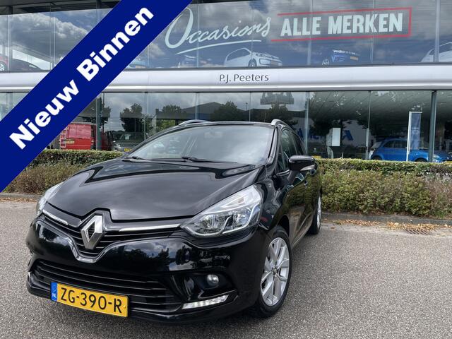 Renault CLIO Estate 0.9 TCe Limited Airco - Cruise control - Parkeersensoren achter - Navigatie full map - Mistlampen voor - Lederen stuurwiel - Dakrails