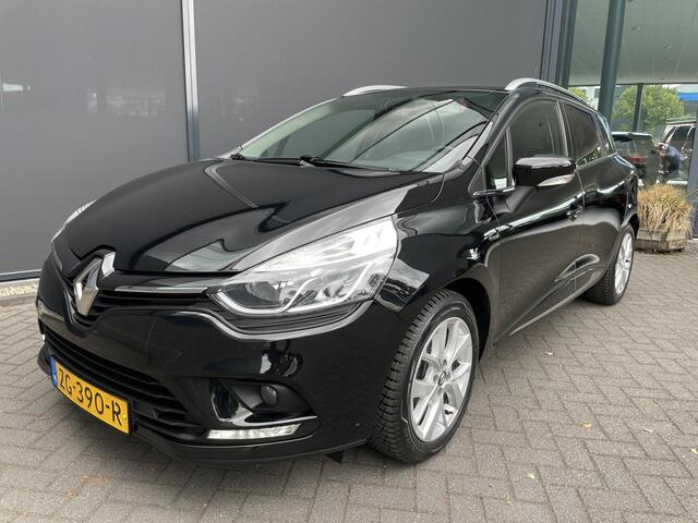 Renault CLIO Estate 0.9 TCe Limited Airco - Cruise control - Parkeersensoren achter - Navigatie full map - Mistlampen voor - Lederen stuurwiel - Dakrails
