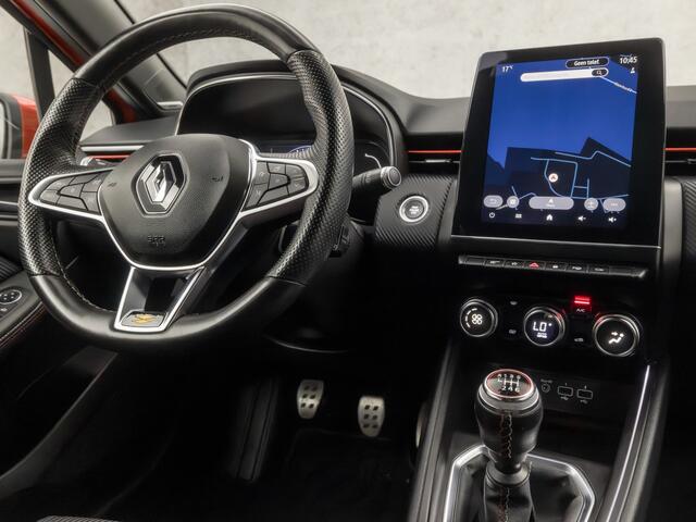 Renault CLIO 1.0 TCe R.S. Line (VIRTUAL COCKPIT, APPLE CARPLAY, GROOT NAVI, CLIMATE, BOSE AUDIO, LEDER, SPORTSTOELEN, 360 CAMERA, GETINT GLAS, KEYLESS, NIEUWE APK, NIEUWSTAAT)