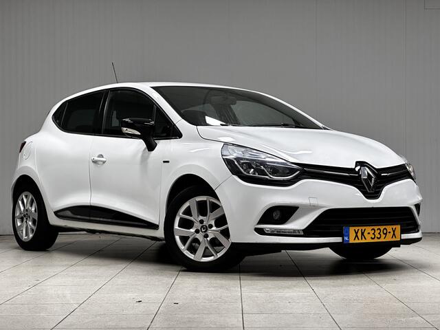 Renault CLIO 0.9 TCe Limited/ Apple + Android/ DAB+/ 16'' LMV/ Keyless/ Extra getint glas/ Navi/ Airco/ Cruise/ Elek. pakket/ Isofix/ Bluetooth/ Armsteun/ Multi. LEDER. Stuur/ Mistl./ PDC/ Chroom/ LED Dagrijverl.
