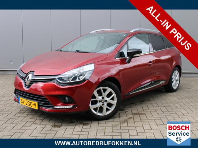 Renault CLIO Estate 0.9 TCe 90pk Limited | Navigatie | Trekhaak | Cruise control | Parkeersensoren