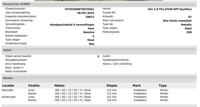 Renault CLIO 1.0 TCe 92PK 5drs. Equilibre / Navigatie / Airco / Cruis-control / Radio multimedia / 6Versn./