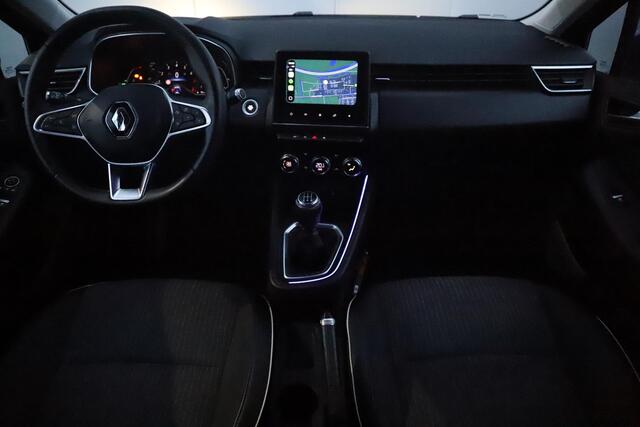 Renault CLIO 1.0 TCe Intens 101PK Half Leder Sfeerverlichting 17 inch LMV Full LED Climate Cruise Control Navigatie Carplay Android Parkeersensor Rijstrooksensor