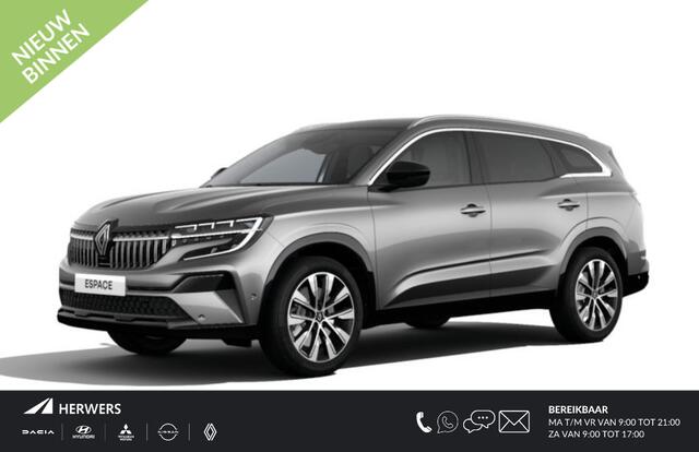 Renault ESPACE E-Tech Hybrid 200 techno 5p. / Nieuw te Bestellen / Full Options /