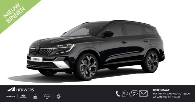 Renault ESPACE E-Tech Hybrid 200PK esprit Alpine 7p. / Uit Voorraad Leverbaar / Tot 16% Korting! / Op = Op /