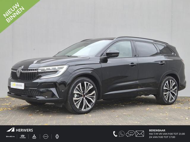 Renault ESPACE E-Tech full hybrid 200 iconic 7p. Automaat / 7 Persoons / HUD / Apple Carplay Android Auto / Pack Advanced Drive Assist / Stuur-, Stoel en Voorruitverwarming / Rondomzicht camera / Stoel met massage functie /