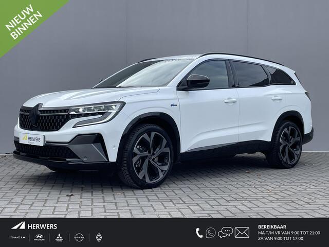 Renault ESPACE E-Tech full hybrid 200 esprit Alpine 7p. / Head-up display / 360° camera / stoelverwarming / adaptieve cruise control / keyless entry / elektrisch verstelbare stoelen / elektrische achterklep / draadloze oplader / LED koplampen / 20" velgen