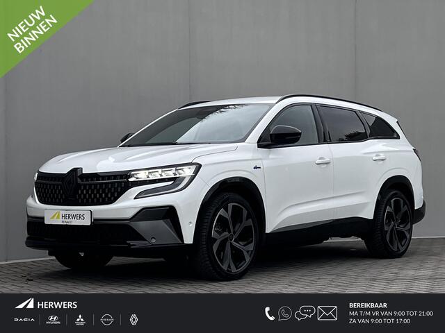 Renault ESPACE E-Tech full hybrid 200 esprit Alpine 7p. / Fabrieksgarantie tot 02-2027 / Dealer onderhouden / 7 persoons / 1.500 kg trekgewicht / Elektrische stoelen met massage functie / Elektrische klep / HUD / Camera 360° / Navi / Apple Carplay Android / 20" LM wiel