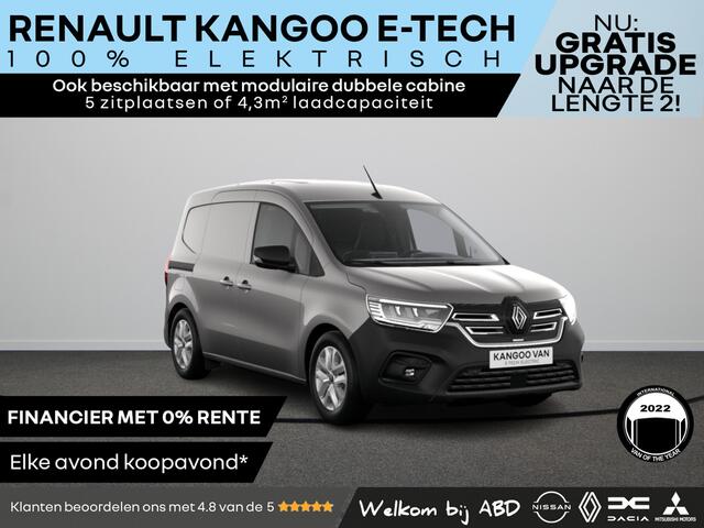 Renault KANGOO Advance 44 kWh E-TECH | Cruise control en snelheidsbegrenzer | Elektrisch bedienbare ramen (met sneltoets bestuurderszijde) | Elektronisch geregelde airconditioning