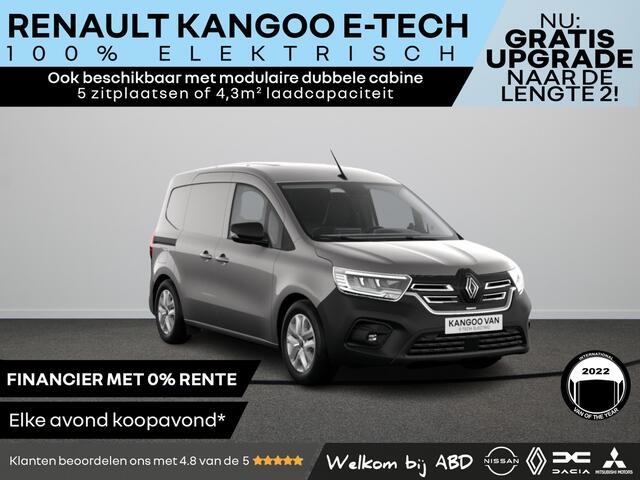 Renault KANGOO Advance 44 kWh E-TECH | Cruise control en snelheidsbegrenzer | Elektrisch bedienbare ramen (met sneltoets bestuurderszijde) | Elektronisch geregelde airconditioning