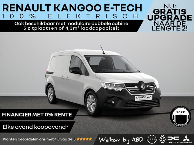 Renault KANGOO Advance 44 kWh E-TECH | Cruise control en snelheidsbegrenzer | Elektrisch bedienbare ramen (met sneltoets bestuurderszijde) | Elektronisch geregelde airconditioning