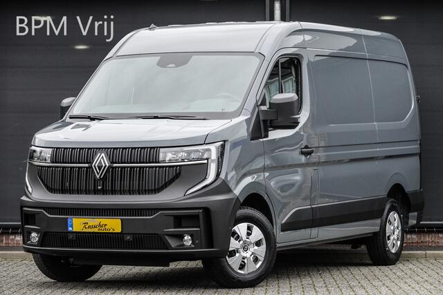 Renault MASTER T35 | L2H2 | 2.0Dci 150Pk | Stoel-Bank | Achteruitrijcamera | LED | Urban Grey
