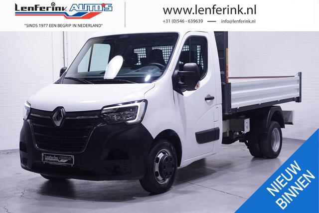 Renault MASTER 2.3 DCi 130 pk Dubbel Lucht Kipper, Trekhaak 3.500 kg Airco, LxBxH 320x203x40 cm, 3-Zits