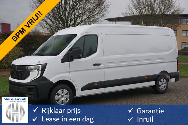 Renault MASTER T35 2.0 150PK Extra L3H2 BPM VRIJ!! 10" R-Link Navi, Camera, Cruise Clima!! NR. A700*