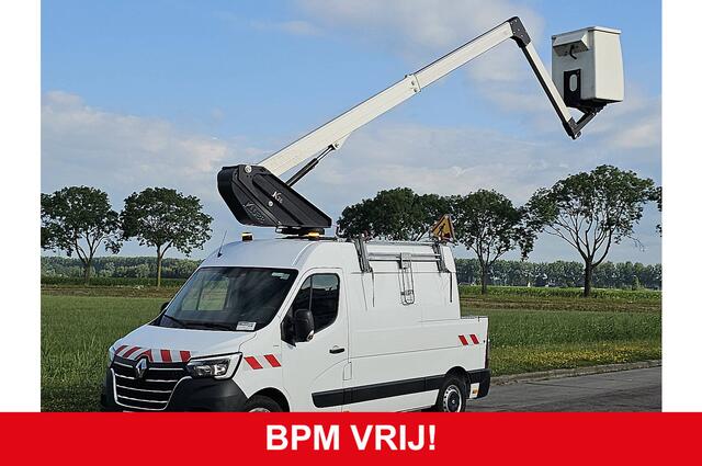 Renault MASTER 2.3 L2H2 Hoogwerker 10.5M- 12Meter-Werkhoogte Nacelle Airco Nieuw-Model Euro6!