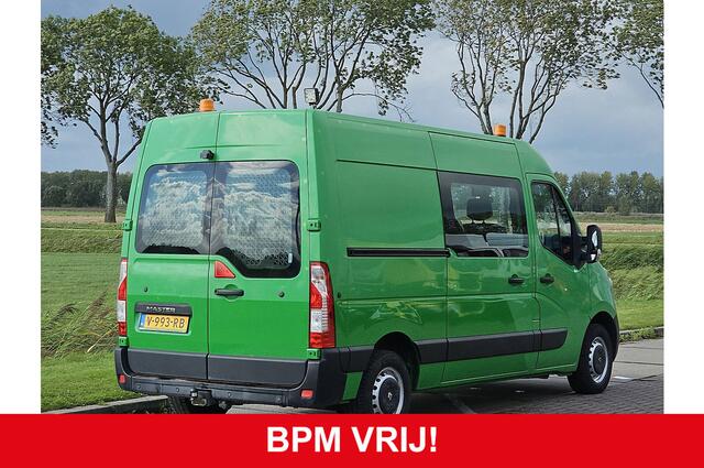 Renault MASTER T35 2.3 dCi L2H2 Dubbel Cabine Airco Trekhaak 1e Eigenaar Camera Euro6 Oh-Historie 1e Eigenaar!