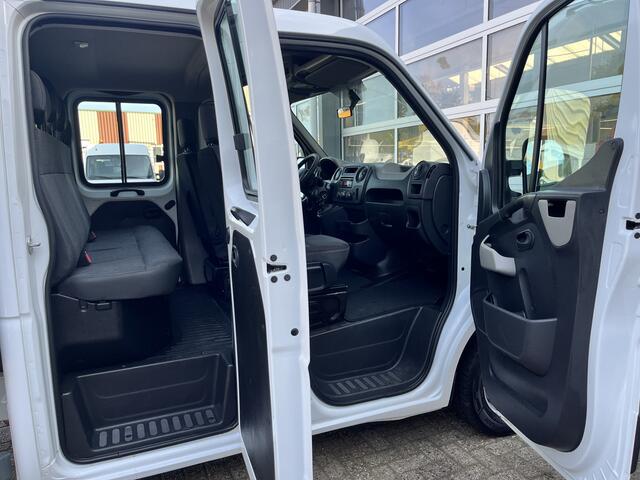 Renault MASTER T35 2.3 dCi L3 DC Kipper Pick-up Open laadbak Dubbele cabine Airco Trekhaak 2500kg trekgewicht Telefoonvoorbereiding 6-Persoons pick-up p-up Euro 6