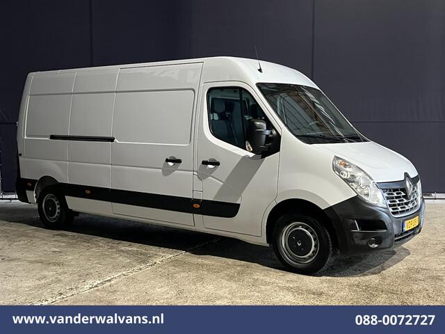 Renault MASTER 2.3 dCi 131pk L3H2 Euro6 Airco | Camera | Navigatie | Cruisecontrol | 270 Graden Achterdeuren Parkeersensoren, Bijrijdersbank