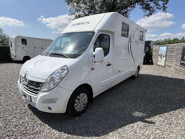 Renault MASTER PAARDENWAGEN BARBOT 2019 | HENGST | 3 ZITS | LEER | B-RIJBEWIJS | NL KENTEKEN