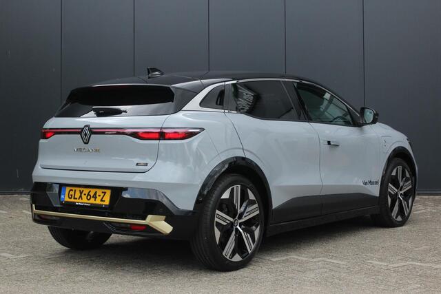 Renault MEGANE E-Tech EV60 Optimum Charge Iconic | Google Navigatie | Apple & Android Carplay | Parkeersensoren Voor & Achter | 360 Camera | Adaptieve Cruise Control | Privacy Glass | Lederen Bekleding | Keyless Entry |