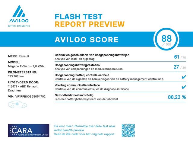 Renault MEGANE Estate E-Tech Plug-In Hybrid 160pk Intens | BOSE Premium audio | Achteruitrijcamera | 88% accu score | Parkeersensoren voor/achter | Head up Display