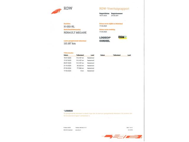 Renault MEGANE Estate 1.3 TCe GT-Line (141PK) 1e-Eig & Keurig-Onderh., BOVAG-Garantie. NL-Auto.