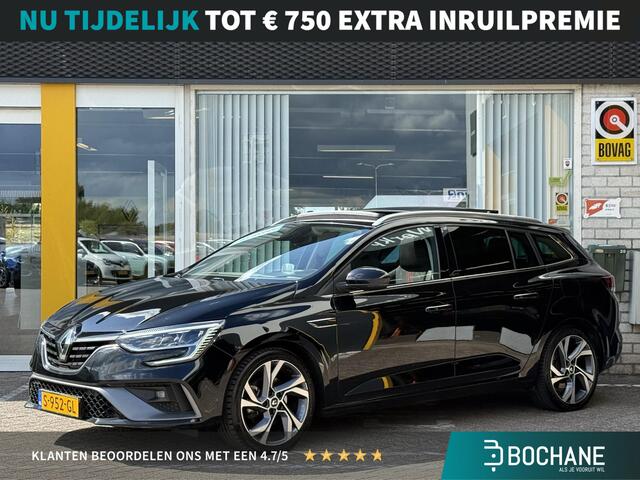 Renault MEGANE Estate 1.6 Plug-In Hybrid 160PK R.S. Line | NAP | Bose Audio | Elektrische glazen shuif-kantel dak | Heads-up display | DAB | Achteruitrijcamera | LED | 18'' lichtmetaal |