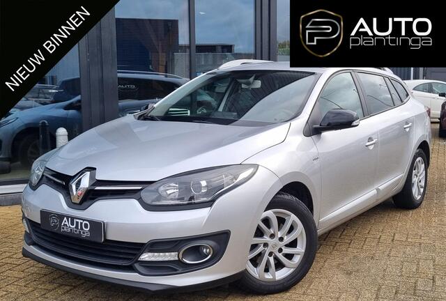 Renault MEGANE Estate 1.2 TCe Limited 116PK | NL AUTO | Trekaak | Onderhoudshistorie | Navigatie | Cruise Control | Climate Control | Parkeersensoren | Getint Glas | 2 Sleutels |