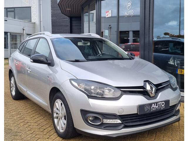 Renault MEGANE Estate 1.2 TCe Limited 116PK | NL AUTO | Trekaak | Onderhoudshistorie | Navigatie | Cruise Control | Climate Control | Parkeersensoren | Getint Glas | 2 Sleutels |
