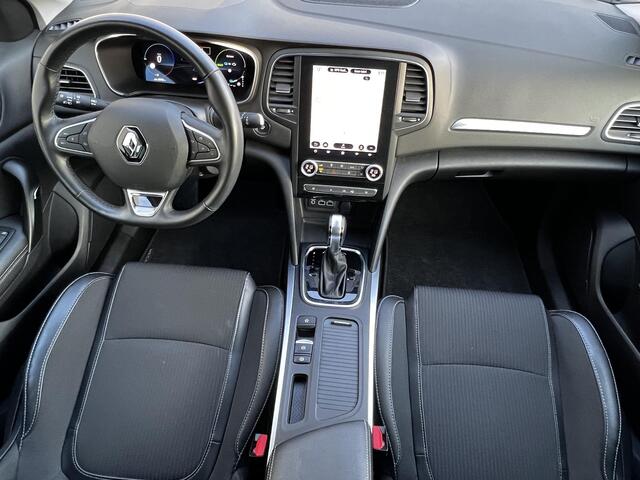 Renault MEGANE Estate 1.6 E-Tech Plug-In Hybrid 160 Techno / Dealer onderhouden / EAER 51 km / Navigatie / HUD / Stuur- en stoelverwarming / Apple Carplay Android / 17" LM wielen / Camera / Parkeerassistent /