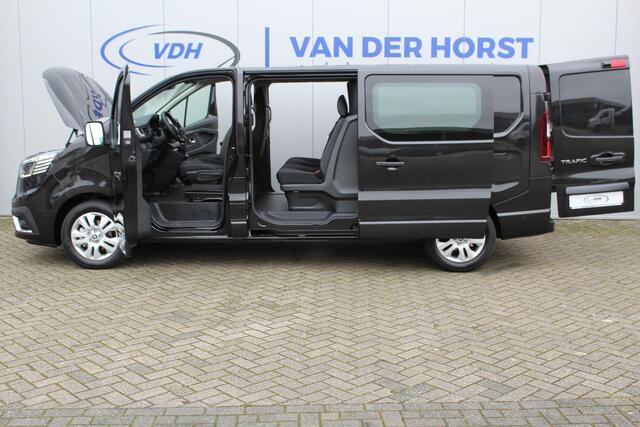 Renault TRAFIC 2.0-170pk dCi T29 L2H1 Luxe dubbele cabine AUTOMAAT. Luxe Renault Trafic dubbele cabine. Airco, navigatie, telefoonvoorb., metallic lak, LM wielen, schuifdeur li.+re., armsteunen li.+re voor, Isofix etc, etc