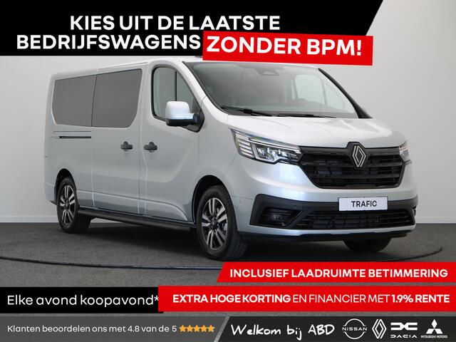 Renault TRAFIC 2.0 Blue dCi 150 EDC T30 L2H1 Extra | Anniversary | Sidebars | Zwarte logo's | Glasslook |