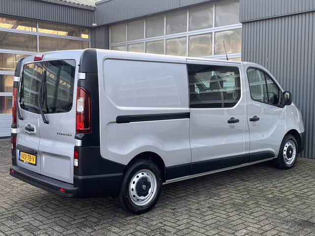 Renault TRAFIC 1.6 dCi T29 L2H1 DC Bpm vrij Airco Cruise controle Navigatie Dubbele cabine 1e eigenaar Euro 6 Ex overheids auto Lange wielbasis