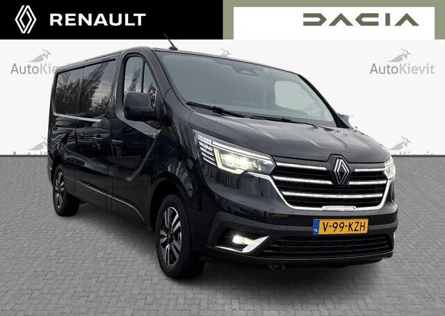 Renault TRAFIC 2.0 Blue dC1 150 T30 L2H1 Extra -Reservewiel / Alarm / 17\" lichtmetalen velgen 'Avens Noir Diamantée' in aluminium en zwart,Houten laadvloer