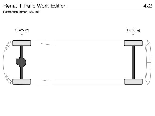 Renault TRAFIC Work Edition | Airconditioning | C-shape LED dagrijverlichting | Cruise control en snelheidsbegrenzer