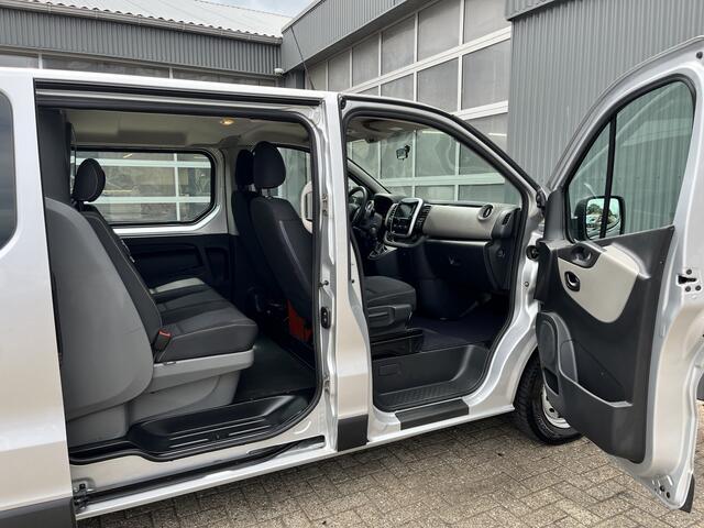 Renault TRAFIC 1.6 dCi T29 L2H1 DC Marge Btw / Bpm vrij Airco Cruise controle Navigatie 5 persoons Dubbele cabine Euro 5 Lang Verlengde wielbasis 1e eigenaar Ex overheid